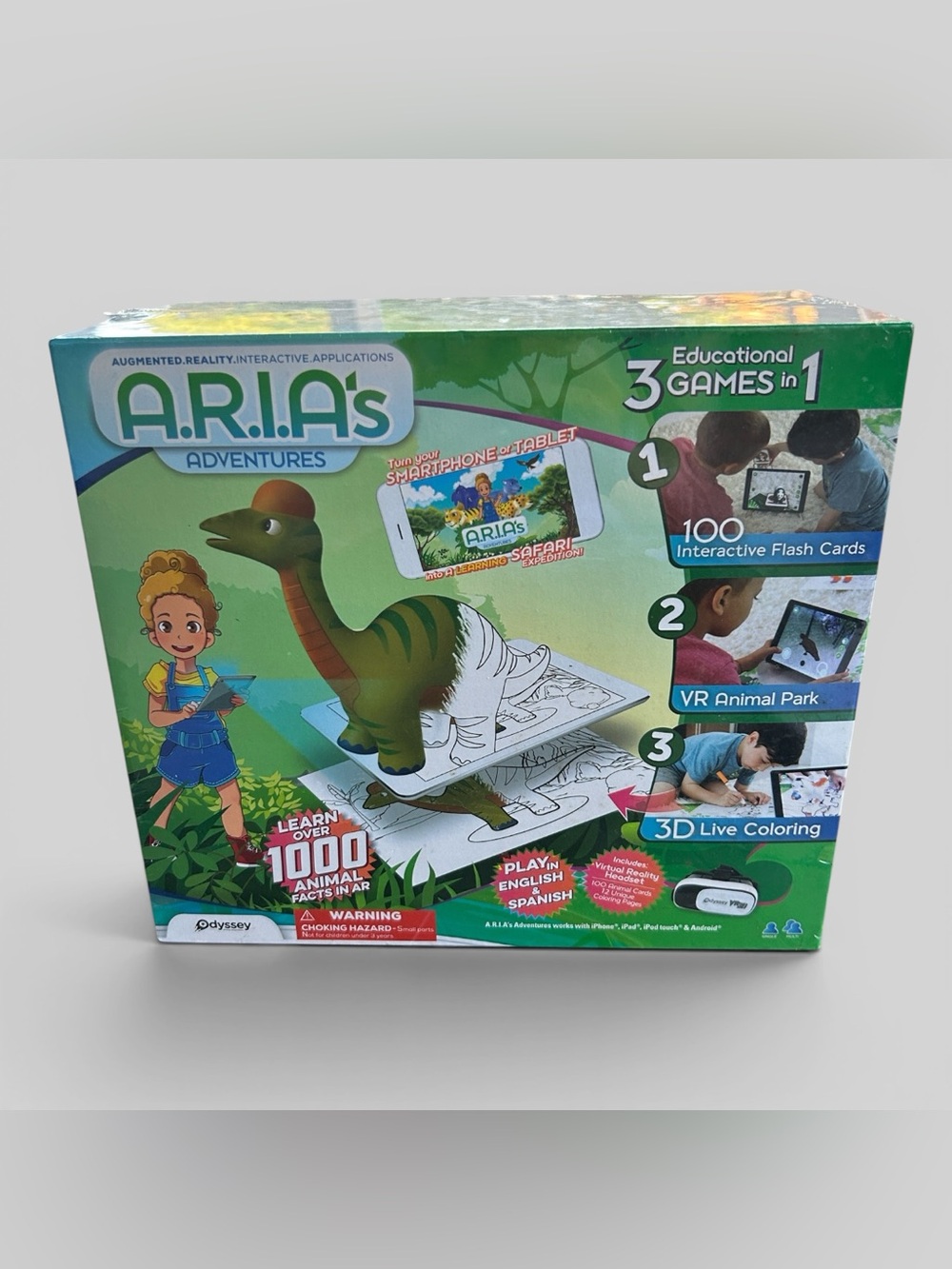 Odyssey Toys New Aria's adventures augmented reality boxed set gift VR 3D stem